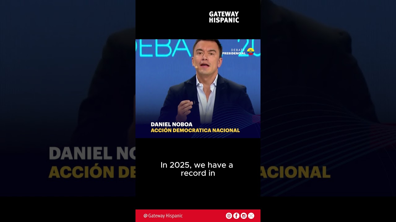 Daniel Noboa: "Debemos fortalecer la dolarización"