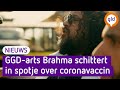 GGD-arts Ashis Brahma schittert in 'actiefilm' over coronavaccin