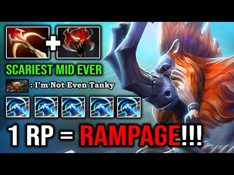 REASON Why Carry Magnus is so Scary 1 RP = RAMPAGE Craziest Cleave DMG Against Tanker Centaur DotA