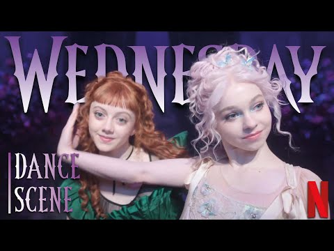 Agnes & Enid Dance Scene | Wednesday Season 2