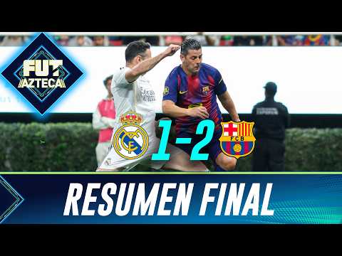 Real Madrid 1-2 Barcelona | RESUMEN Y GOLES | Copa de Leyendas 2026 | Azteca Deportes