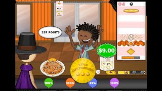 Papa's Pastaria - Thanksgiving (Almost Perfect Day)