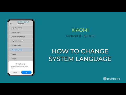 How to Change System language - Xiaomi [Android 11 - MIUI 12]