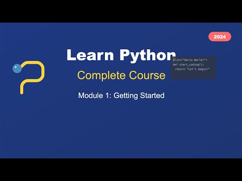 Python Programming For Beginners Complete Module 1 Course Learn Python In 2025