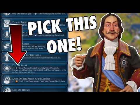 Civ VI: The Ultimate Guide to Pantheons | Holy Site Adjacency, Better Tiles, And Free Units