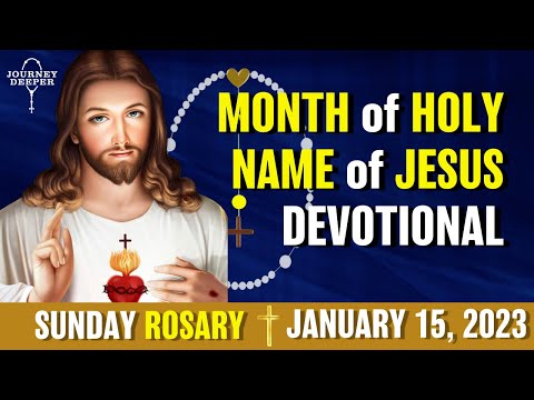 SUNDAY ROSARY 💙 GLORIOUS Mysteries of Holy Rosary 💙 January 15, 2023 💙 VIRTUAL ROSARY