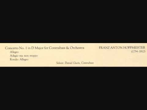 FRANZ ANTON HOFFMEISTER DOUBLE BASS CONCERTO part 1