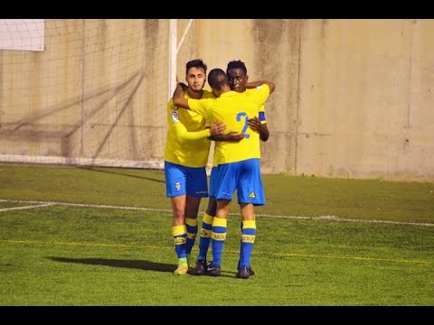 Gol de Malik, jugador de la UD Las Palmas 5 2 2016