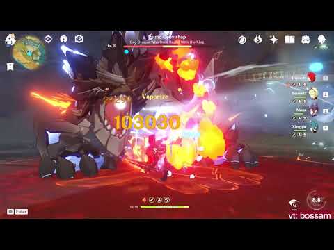 Vaporize vs Melt Diluc Comparison! Speedrun Clips