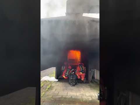 Demonstration of fully developed fire at MSB, Revinge