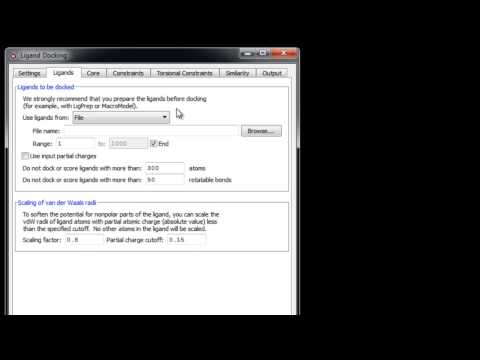 Glide Ligand Docking - Specifying the Source of Ligands