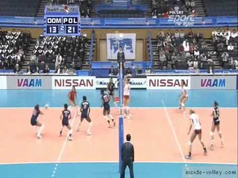 Poland vs Dominican Republic World Cup volleyball 2007 (set2 )