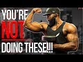 5 Bicep Exercises You're Not Doing!!!