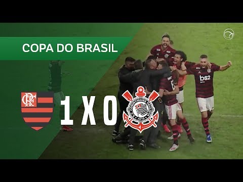 FLAMENGO 1 X 0 CORINTHIANS - GOL - 04/06 - COPA DO BRASIL 2019