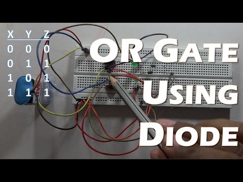 How to make an OR Gate using Diode
