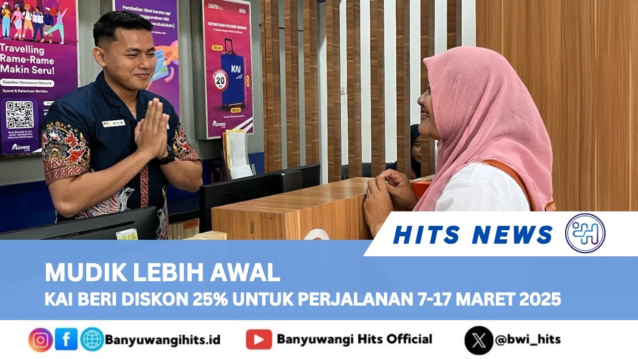 Mudik Lebih Awal, KAI Beri Diskon Tiket Hingga 25% untuk Perjalanan 7 17 Maret 2025