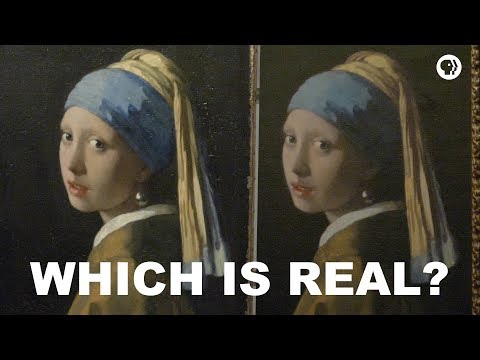 Which is the Real Girl with a Pearl Earring?