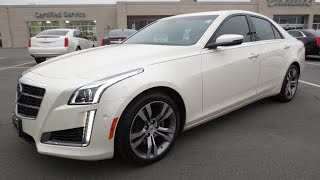 2014 Cadillac CTS V-Sport Start Up, Test Drive, Exhaust, and In Depth Review