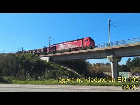 Comboios no Louriçal - 03fev20