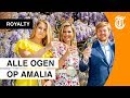 Duitsers lyrisch over knalgele outfit Amalia