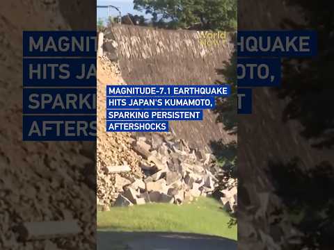 Magnitude-7.1 earthquake hits Japan's Kumamoto, sparking persistent aftershocks #worldnow