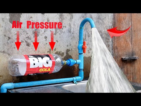 Amazing idea! How to fix PVC pipe Low pressure water to Make strong pressure water| Easy creative