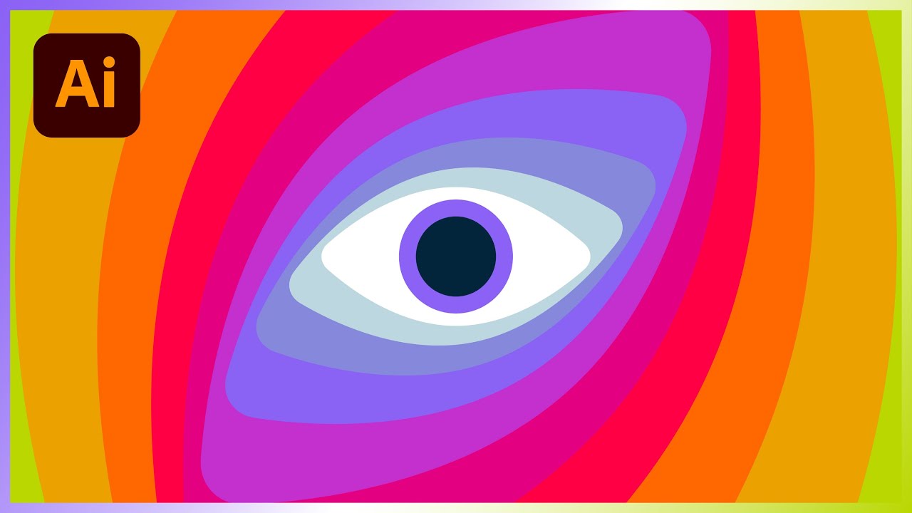 Create an Op Art Eye | Adobe Illustrator Tutorial