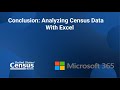 Conclusion: Analyzing Census Data with Excel
