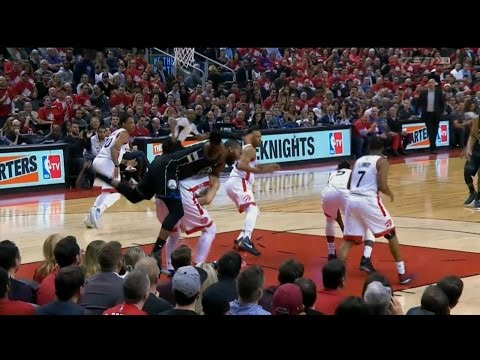 Raptors Highlights: Valanciunas Denies Monroe - April 24, 2017