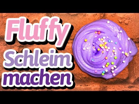 FLUFFY SLIME/SCHLEIM selber machen deutsch OHNE Waschmittel