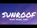 Sunroof ︎Nicky Youre Dazy Lyrics