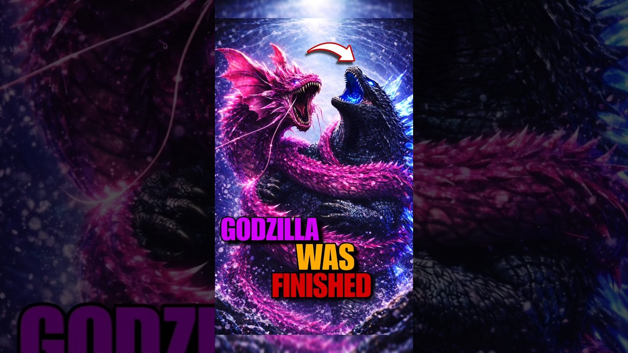 How Tiamat Nearly Killed Godzilla 😱 | #shorts #shortvideo #godzilla #kong #kaiju #monsterverse