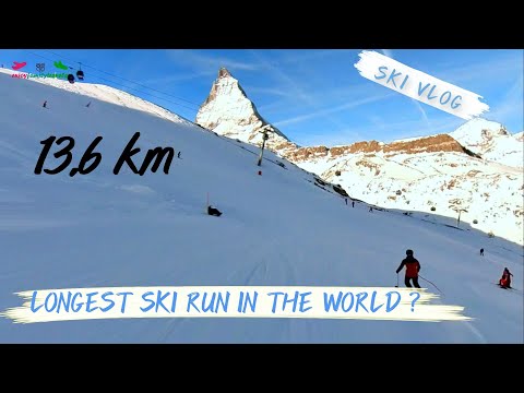 Skiing One of the Longest Runs in the World – Klein Matterhorn → Zermatt | Alpine Adventure 🎿