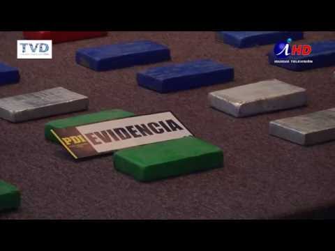 TRAFICANTES OCULTABAN 202 KILOS DE COCAÍNA EN CARGA DE SAL (2016.08.29) Iquique TV