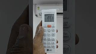 LG AC Remote Best Option ROOM TEMP..#ac#lg#remote#function#shortvideo#shorts#coolmode#tempreture