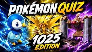 Erkennst du alle Pokémon? 🔍 | 5‑Minuten‑Quiz | 1025 Edition P3 | Quiz #0010