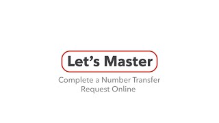 Complete a number transfer request online with Rogers