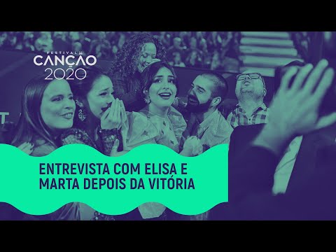 Entrevista com Elisa e Marta, depois da vitória | Festival da Canção 2020