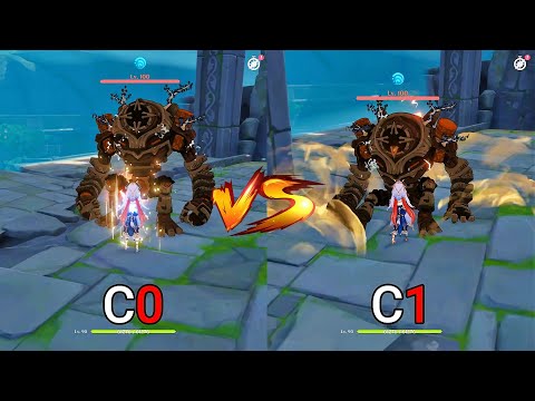 Nilou C0 vs C1 Nilou! How Much is the Difference? Comparison!