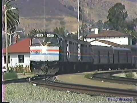 Classic Railroad Series 326 - Coast Starlights at San Luis Obispo September 21,1988