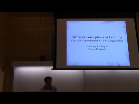 AGI-16 Pei Wang - Different Conceptions of Learning: Function Approximation vs. Self-Organization