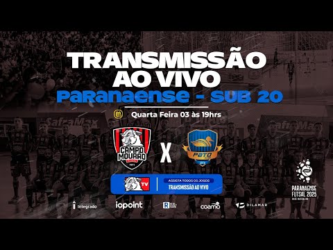 ACMF CAMPO MOURÃO FUTSAL x PATO FUTSAL - CAMPEONATO PARANAENSE DE FUTSAL - Sub 20