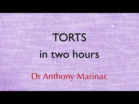 Tort Law in Two Hours