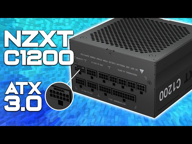 Nguồn máy tính NZXT C1200 - 1200W 80 Plus Gold (ATX 3.0 - PCIe 5.0)