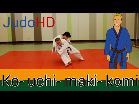 Orange- Grün: Ko- uchi- maki- komi [Judo]