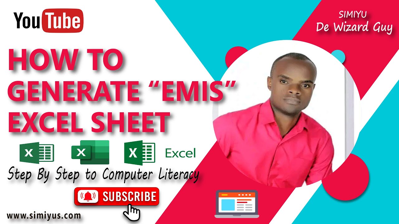 How to Generate an EMIS  Excel Sheet.