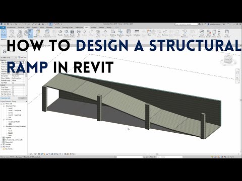 Structural Ramps in Revit | Link CAD & Modify Sub Elements