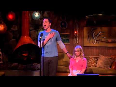 Sheldon Cooper singing "My Country, 'Tis of Thee"