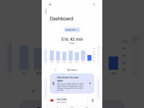 How to see how much time you spend on your phone android #shorts #shortviral #youtube