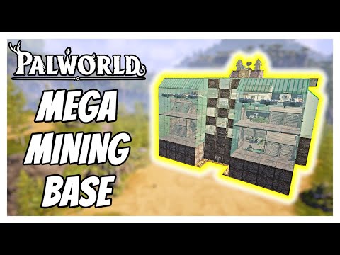 I Built a MEGA MINING BASE in Palworld (and You Can TOO!) | Palworld